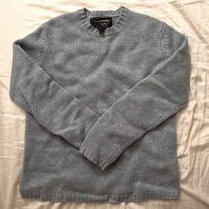 Abercrombie 100%wool blue sweater